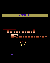 Tunnel Runner Title Screen